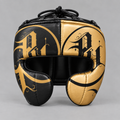 CASCO POMULAR DE BOXEO PEBV — NEGRO & ORO